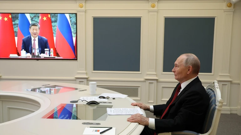 Путін і Сі по відеозв'язку обговорили відносини та міжнародні справи