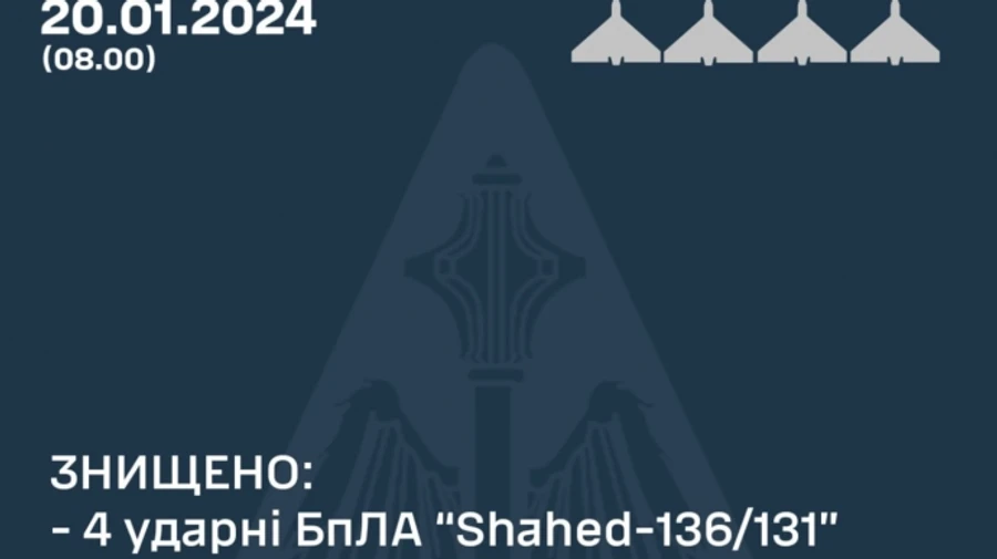 Air Force clarifies that UAVs not downed at night did not reach their targets