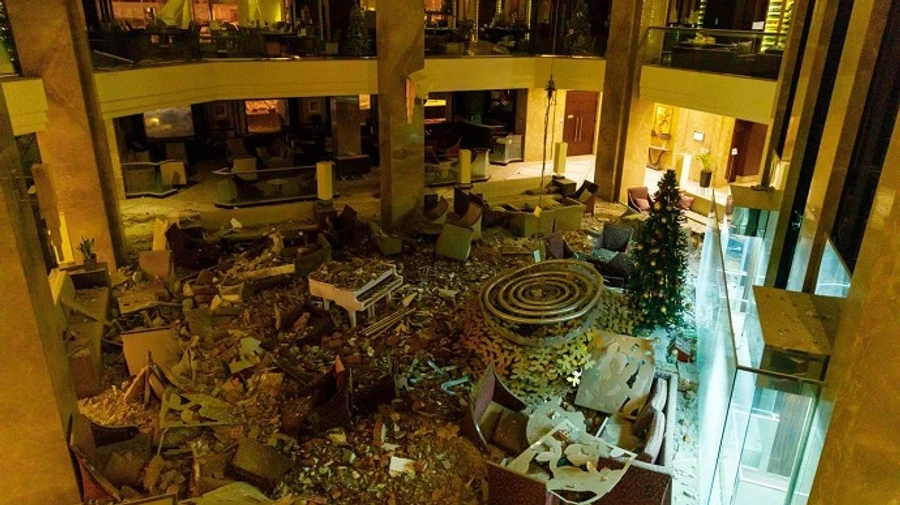 Russians hit Kharkiv Palace hotel with Iskander-M missiles – police