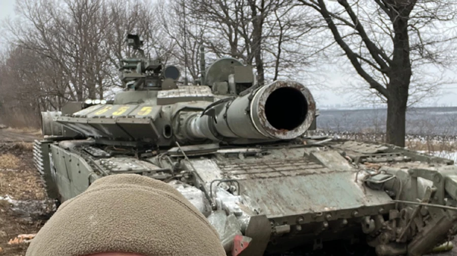 One Ukrainian armed vehicle captures six Russian tanks near Kharkiv