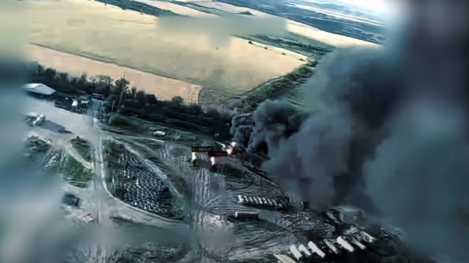 Ukraine's Azov fighters show Hornet drones hitting Russian fuel depot in Donetsk Oblast – photos