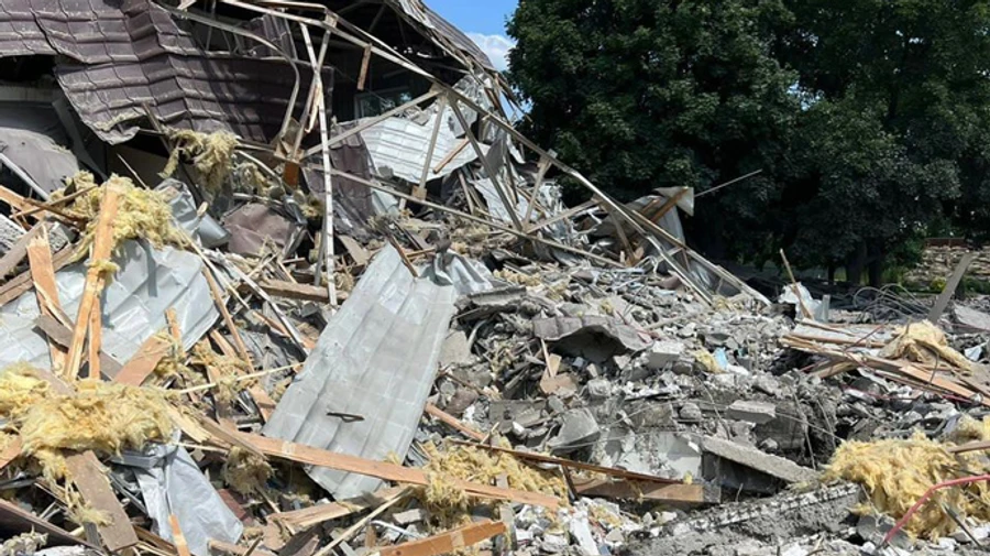 The Russian army hit Kramatorsk with Smerch MLRS