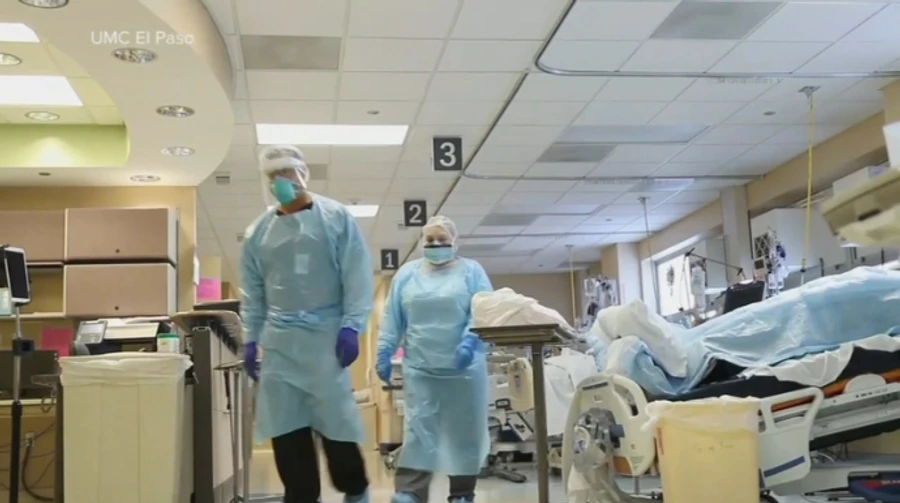 В больницах США — на 300% больше больных COVID-19, чем год назад