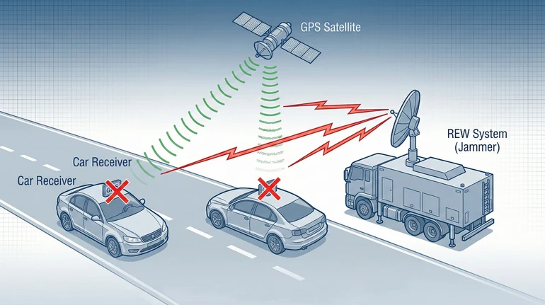 Засоби РЕБ і автомобіль: втрата GPS-навігації, збитий час, прострочене ТО