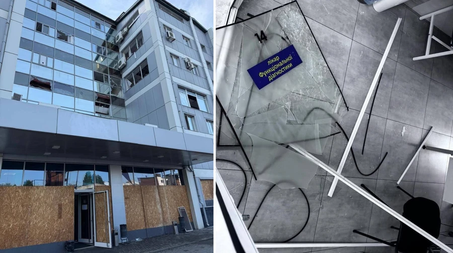 Six-hour Russian attack on Dnipro damages four medical facilities relocated from Luhansk Oblast