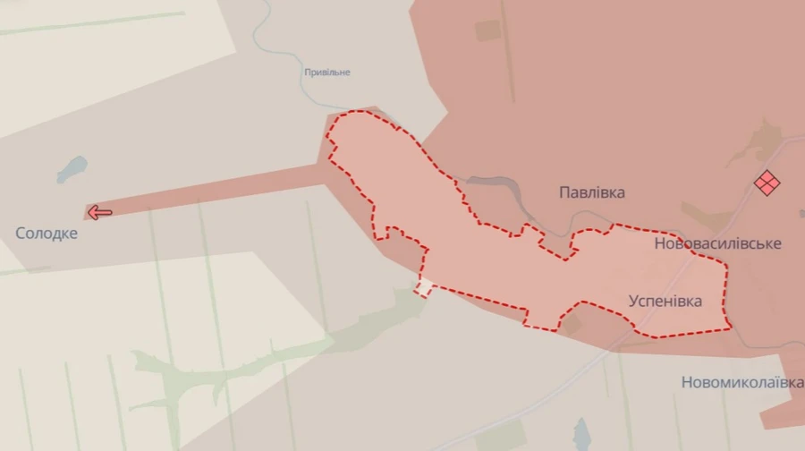 DeepState: The enemy occupied Uspenivka, Zaporizhzhia region