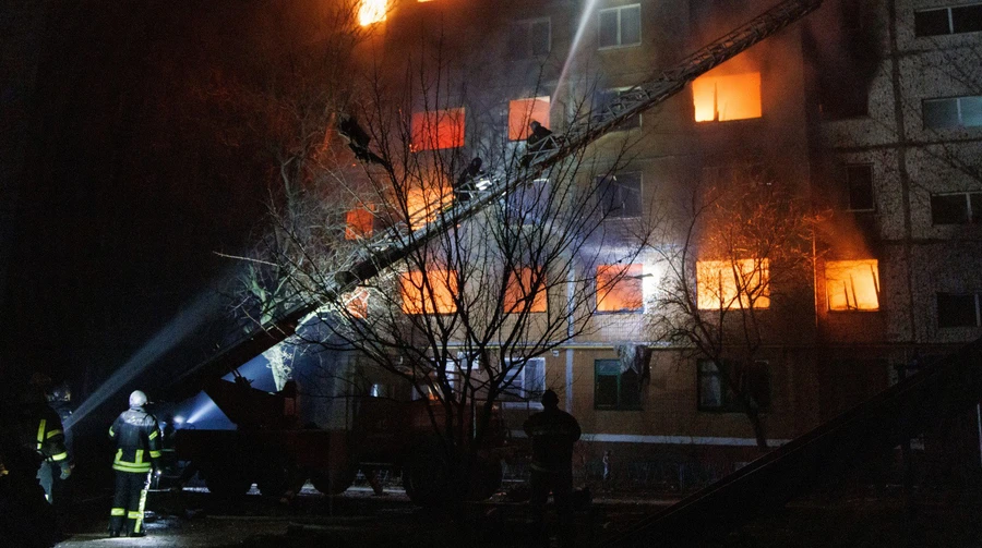Russian drone strikes apartment building in Kramatorsk, 1 killed