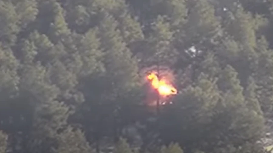 Defence Forces strike Russian equipment with HIMARS MLRS – video