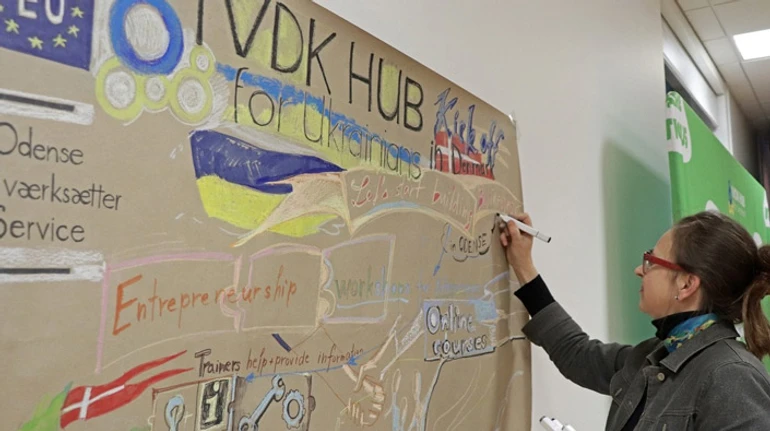 Кнопка паники для женщин и робот-сортировщик: как украинцы открывают бизнес в Дании и кто им в этом помогает