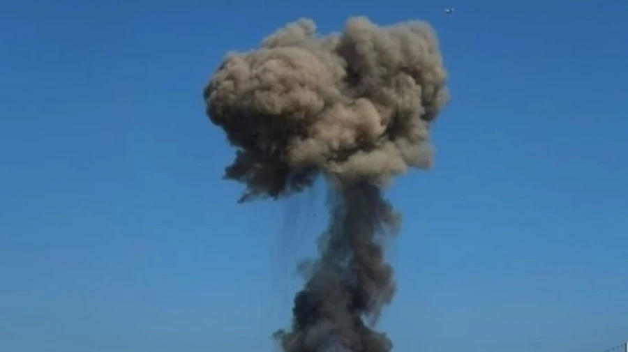 Russians hit infrastructure facility in Zhytomyr Oblast