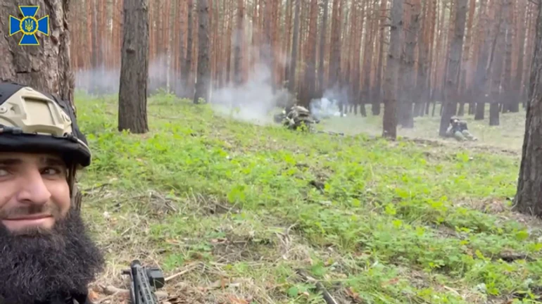 СБУ знайшла телефон кадировця: знімав битви з деревами для тік-току