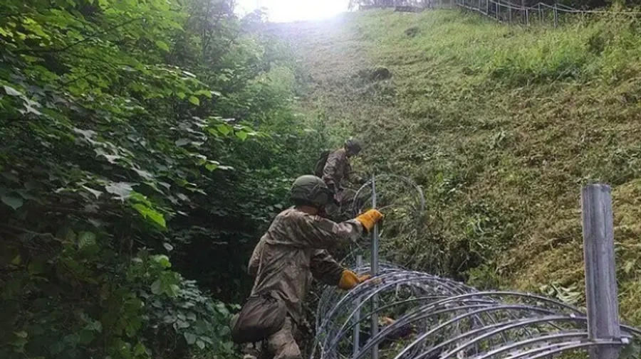Литві не вистачило колючого дроту для паркану з Білоруссю, Естонія допоможе