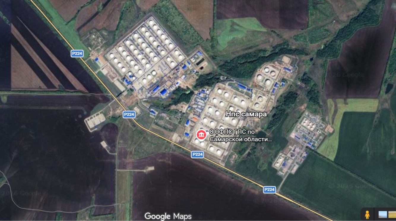 Strike in Ukraine: Drones Damage Russian Oil Storage Tanks