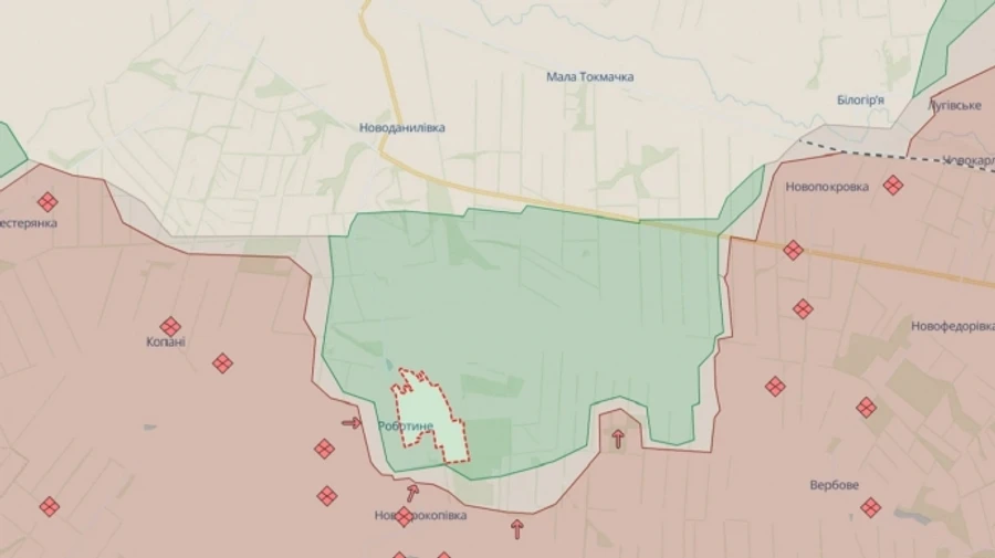 Британська розвідка проаналізувала ситуацію з атаками РФ в районі Роботиного