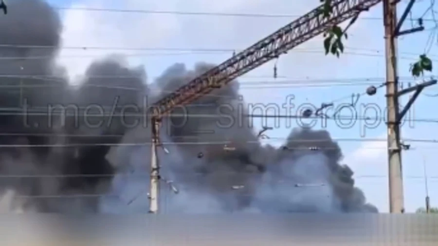 Ammunition storage points detonates in Crimea due to UAV attack; civilians evacuated