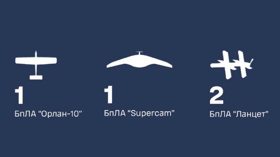 В небе над Херсонщиной сбили 4 российских беспилотника