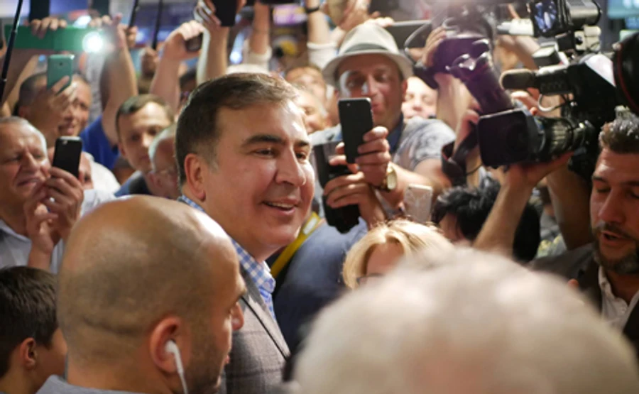 Саакашвили прилетел в Украину