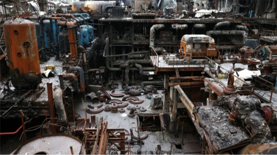 Russians seriously damage Ukrainian energy company's thermal power plants
