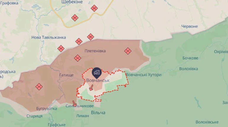 Трегубов: ВСУ удерживают три района Волчанска, россияне штурмуют с севера и центра