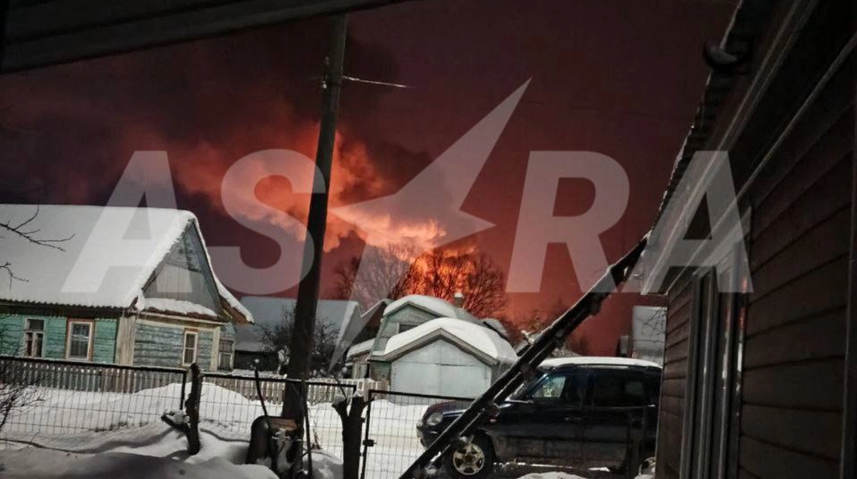 Ukrainian drones behind attack on oil depot in Russia's Pskov Oblast, sources say – photo, video