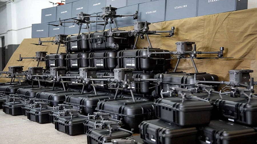 About hundred drones and dozens of Starlinks sent to Bakhmut