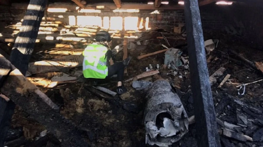 Made in Russia: missile launched at Kharkiv explodes in the air