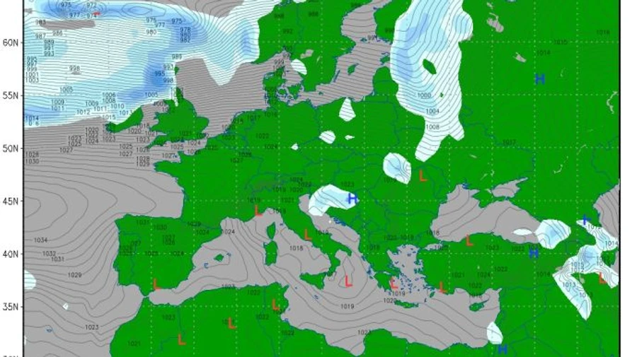 В Украину идут атмосферные фронты со снегом