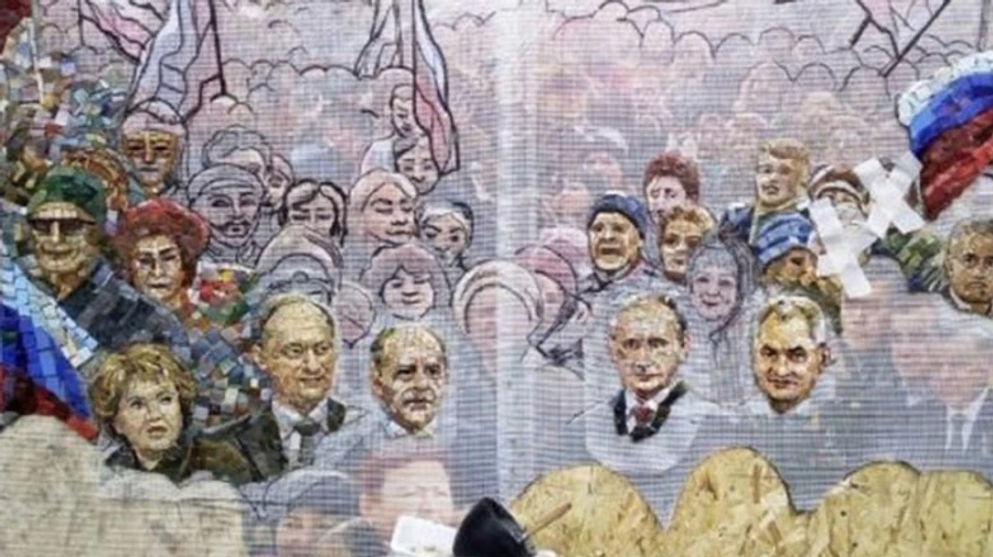 У головному храмі Збройних сил Росії мозаїку Путіна замінили на ікону