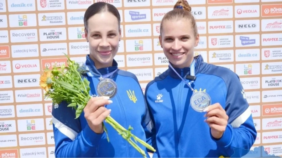 Ukrainian athletes Luzan and Fedoriv win gold at 2025 Canoe Sprint World Championships