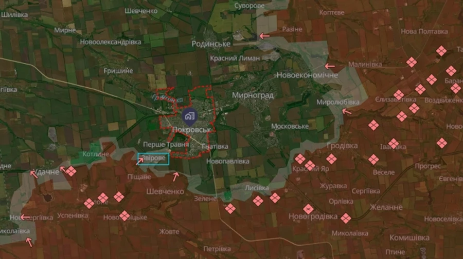 Росіяни проникли у Покровськ – джерела УП
