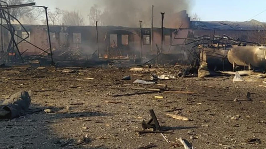 Войска РФ обстреляли больницу в Чернигове: больные – в коридорах при температуре +10°