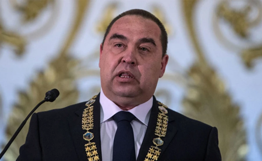 Plotnitsky’s Car Blown Up in Occupied Luhansk