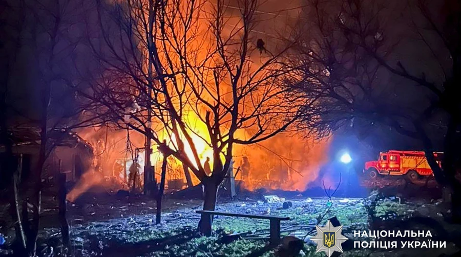 Night attack of the Russian Federation by drones: there are wounded, civil infrastructure is damaged in various regions