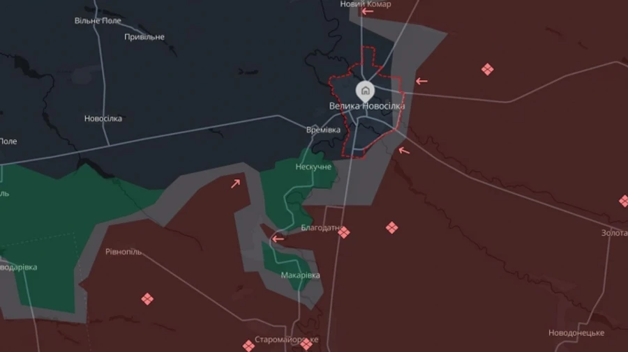 Ukrainian defenders may be encircled near Velyka Novosilka – DeepState