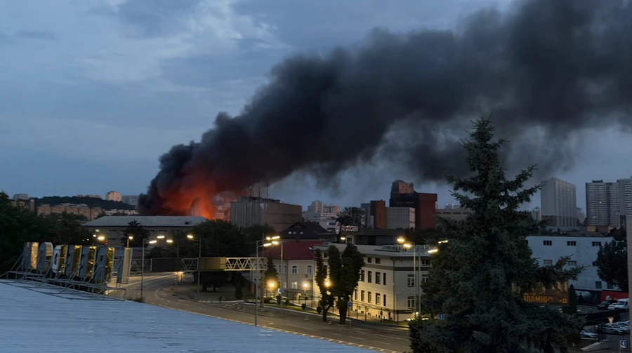 Freedom Hall cultural venue damaged during overnight attack on Kyiv – photos