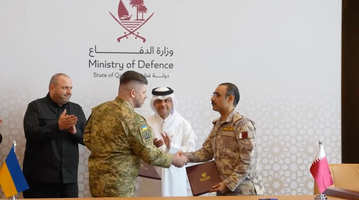Ukraine and Qatar sign defence cooperation agreement for at least 10 years