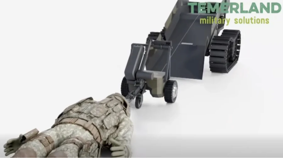 Ukrainian company to test Gnom robot using single-arm system for evacuation and engineering tasks – photo