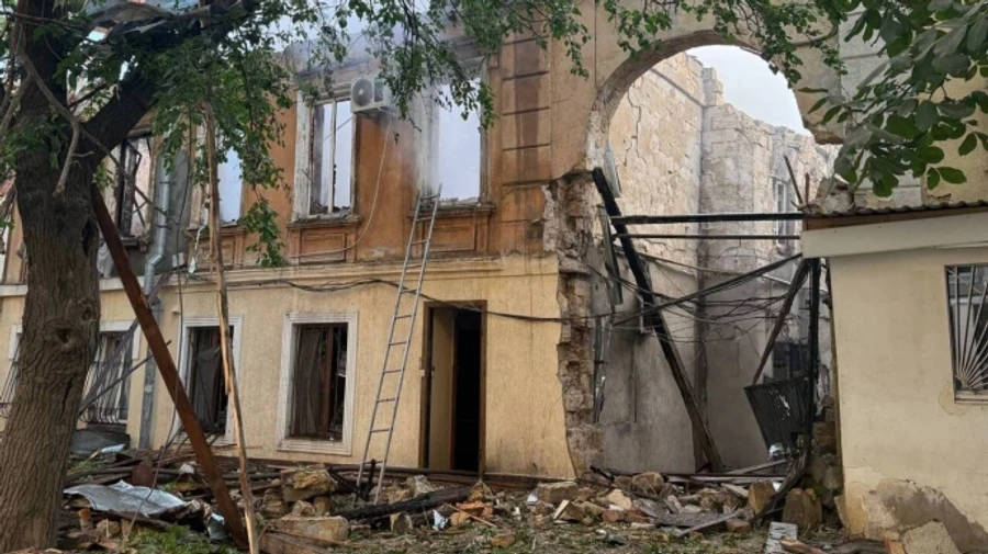 Thirteen people injured, fires break out and destruction recorded in Odesa after Russian drone attack – photos