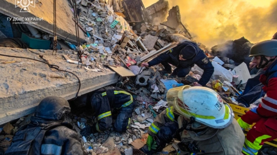 Remains of another body recovered from under rubble in Kupiansk 