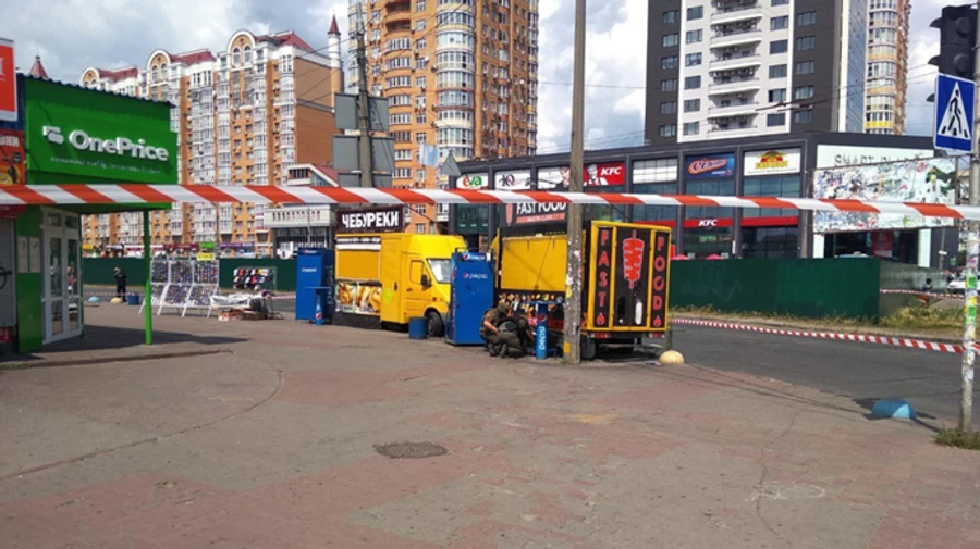 На киевском рынке нашли две взрывчатки 