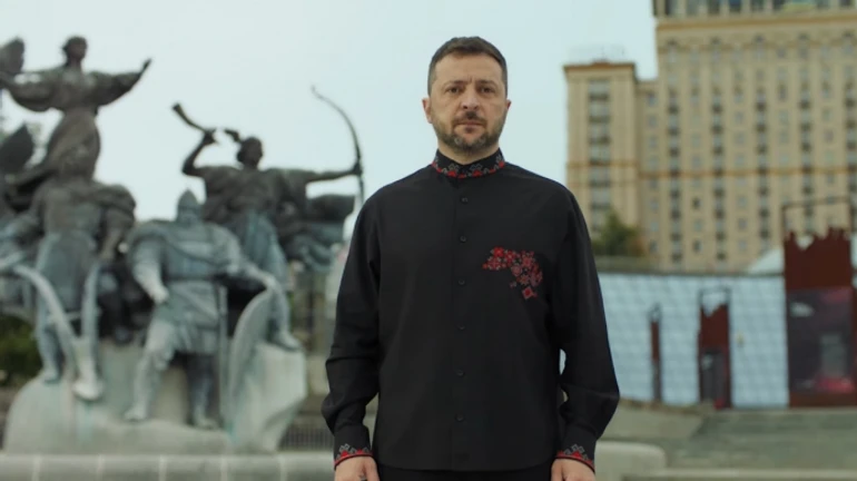 Zelenskyy greets Ukrainians on Independence Day