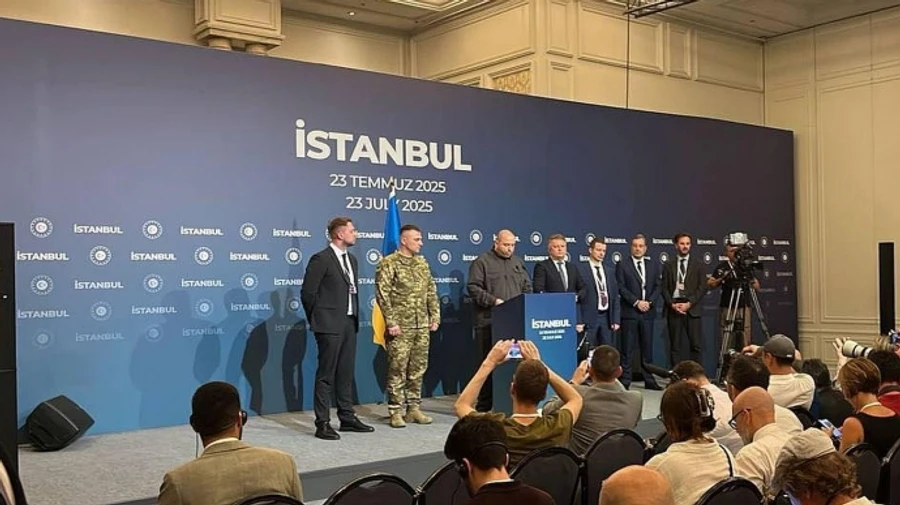 Ukrainian delegation head reports to Zelenskyy on results of meeting in Istanbul
