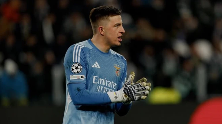 Украинский вратарь Трубин забил на последней минуте гол в ворота Реала и вывел Бенфику в плей-офф Лиги чемпионов