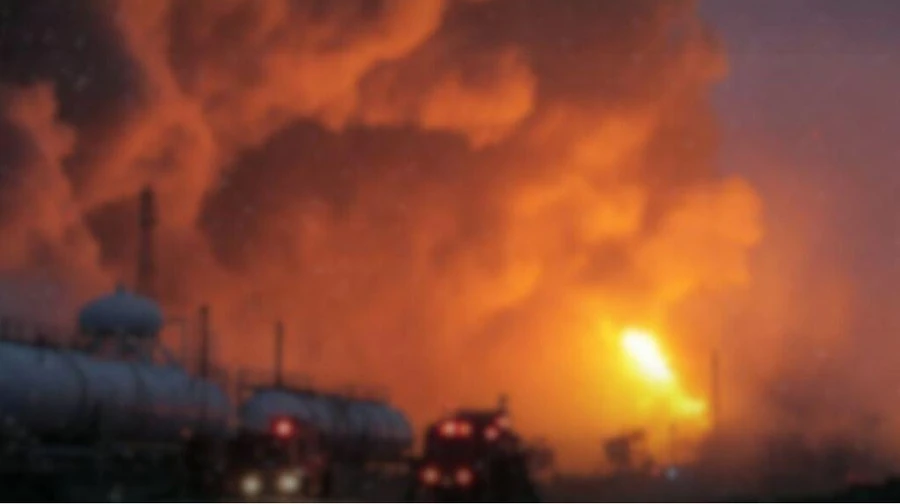 Russian drones hit oil and gas facilities in Poltava and Sumy oblasts overnight