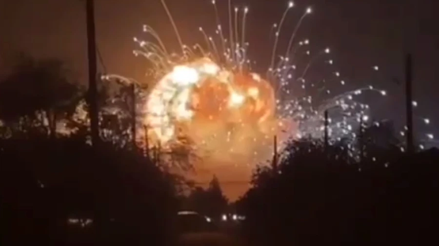 Russian federal motorway closed and station evacuated after Ukrainian strike on Tver Oblast – video