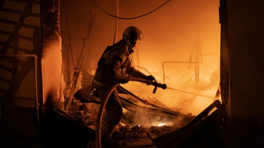 Russian missile strike damages industrial facility in Ternopil