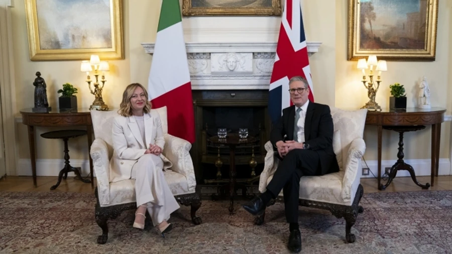 Starmer meets with Italy's PM before Ukraine summit