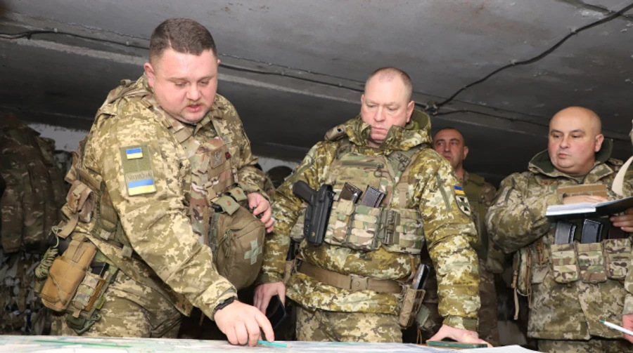 Голова ДПСУ перевірив позиції на кордоні з агресором
