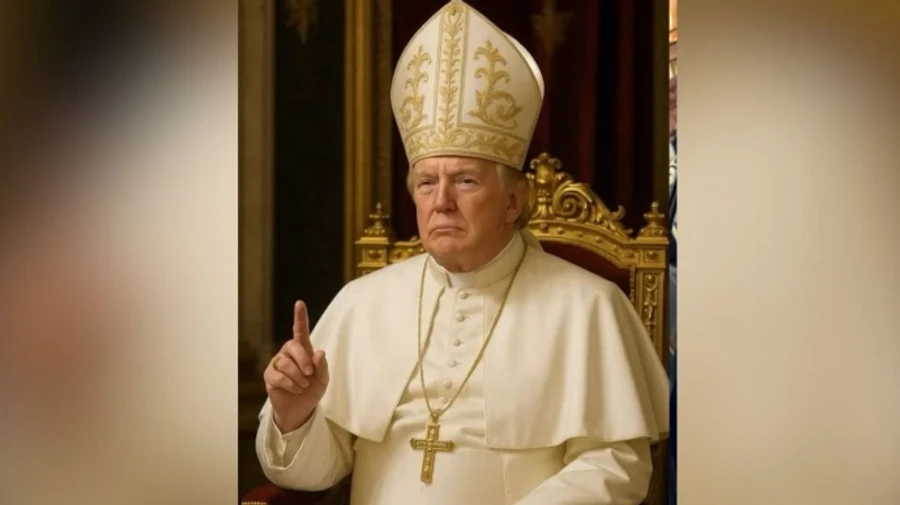 Трамп заявив, що його зображення в образі Папи зробив не він, а хтось в інтернеті