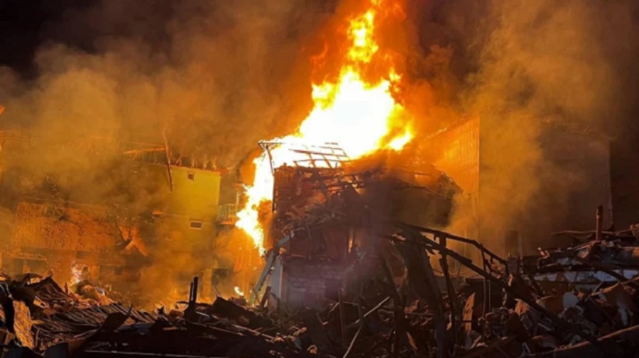 Russians attack Odesa Oblast with Shahed drones, hitting infrastructure facility